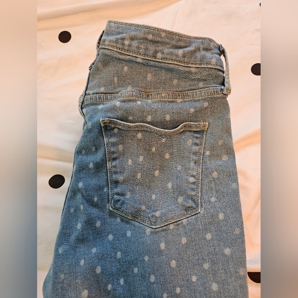 Universal Thread High Rise POLKA DOT Jeans - Picture 3 of 3